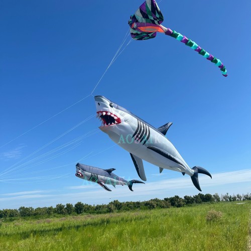 12M shark kite pendant 40d nylon ripstop 12M shark kite pendant 40d nylon ripstop