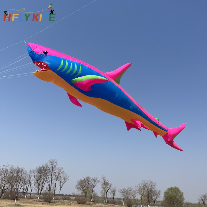 12M shark kite pendant 40d ripstop nylon