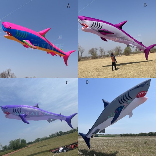 12M shark kite pendant 40d ripstop nylon 12M shark kite pendant 40d ripstop nylon