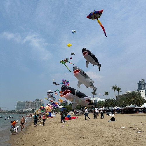 17M shark kite pendant 40d ripstop nylon
