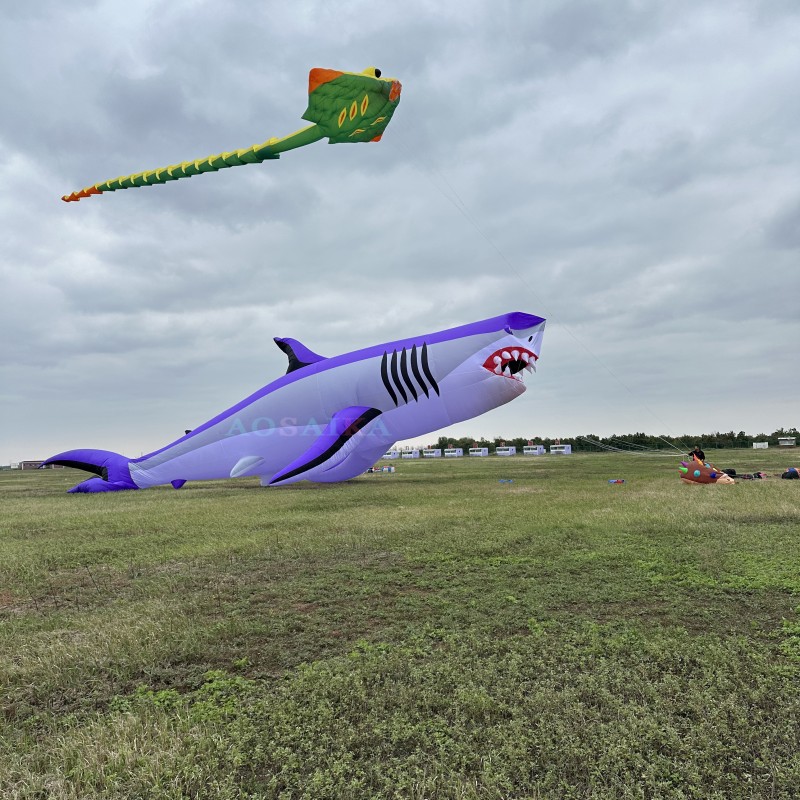 30M shark kite pendant 40d nylon ripstop 