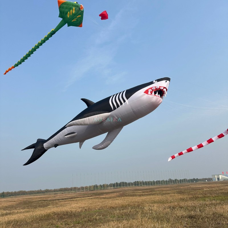 30M shark kite pendant 40d nylon ripstop 
