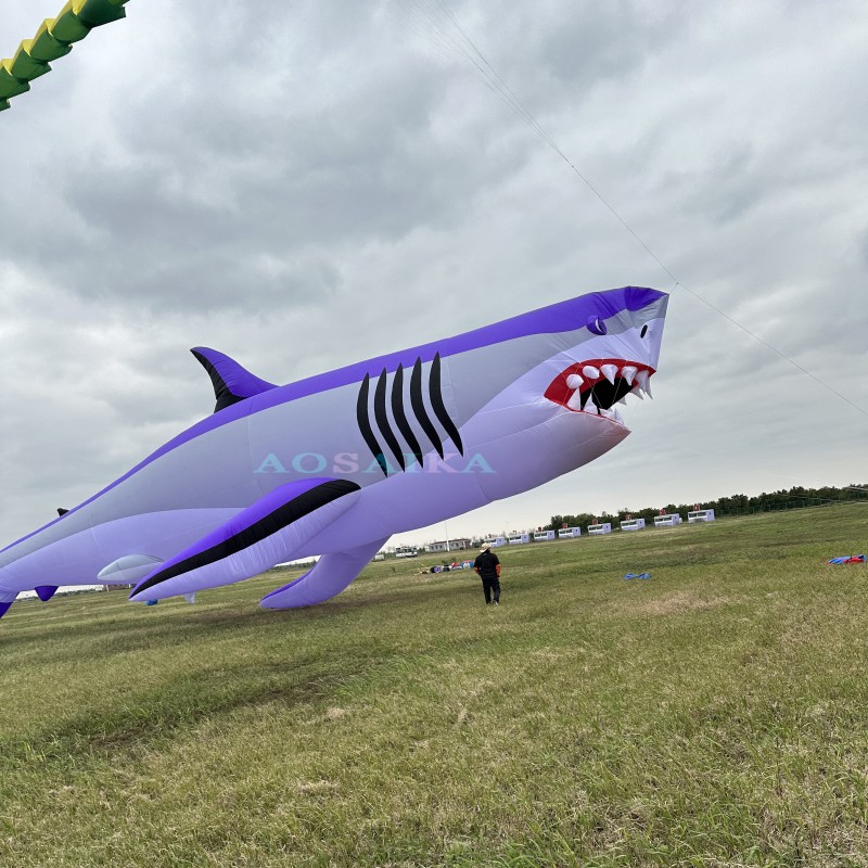 30M shark kite pendant 40d nylon ripstop 