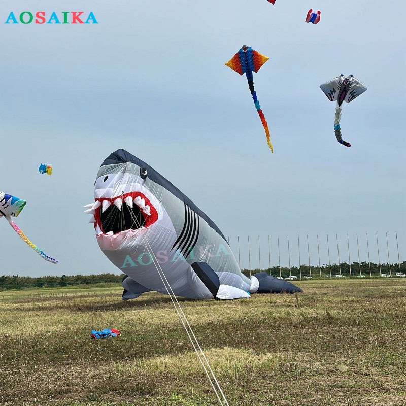 30M shark kite pendant 40d nylon ripstop 