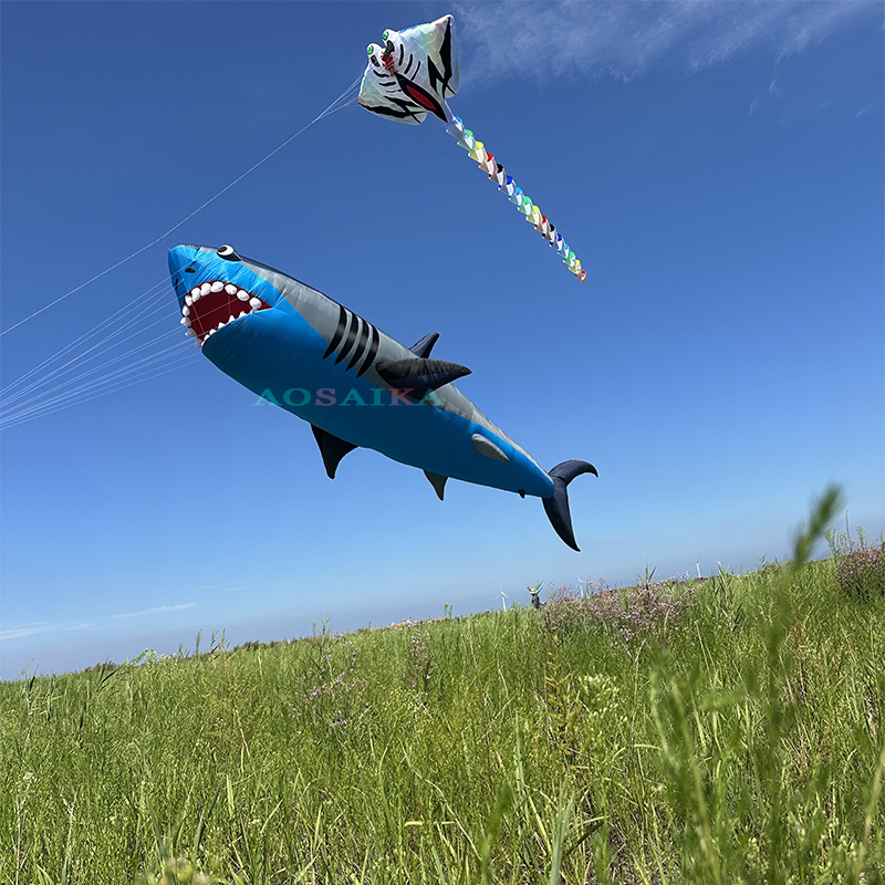 30M shark kite pendant 40d ripstop nylon 