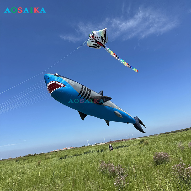 30M shark kite pendant 40d ripstop nylon 