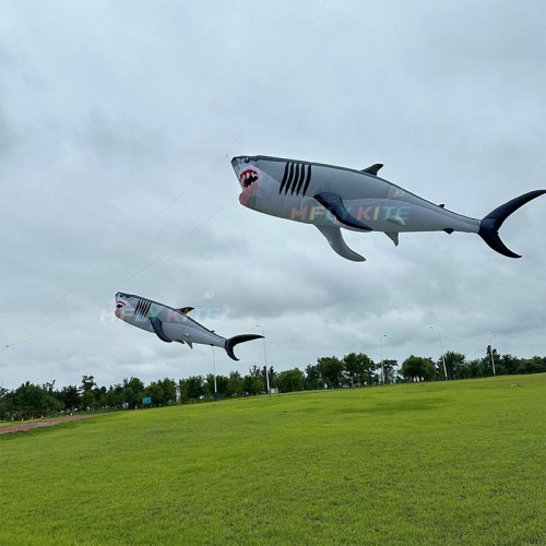 6M/12m shark kite pendant 40d ripstop nylon