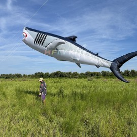 6M/12m shark kite pendant 40d ripstop nylon 