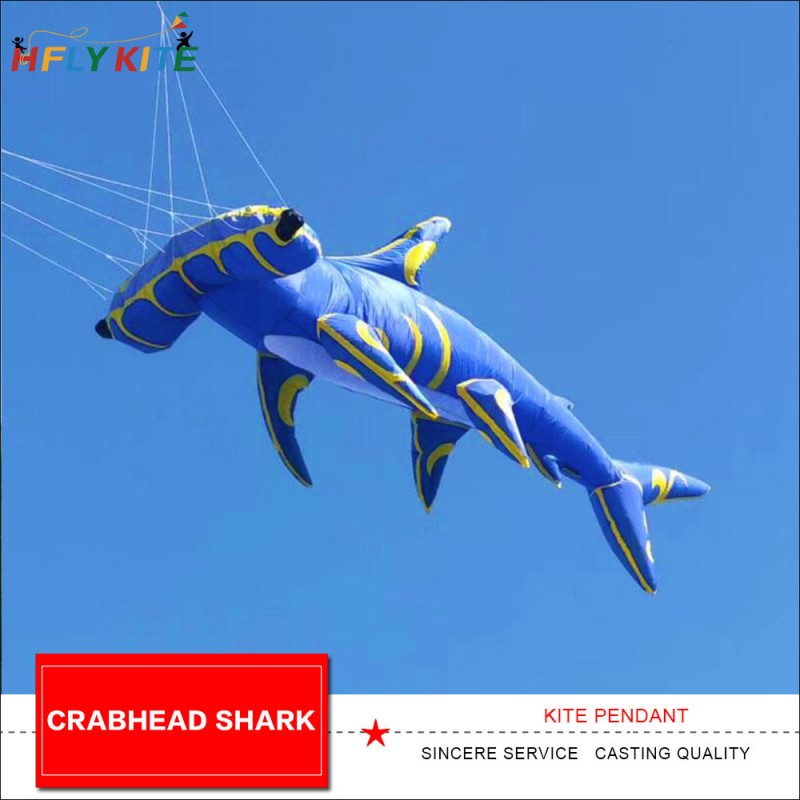 7M shark kite pendant  40d ripstop nylon