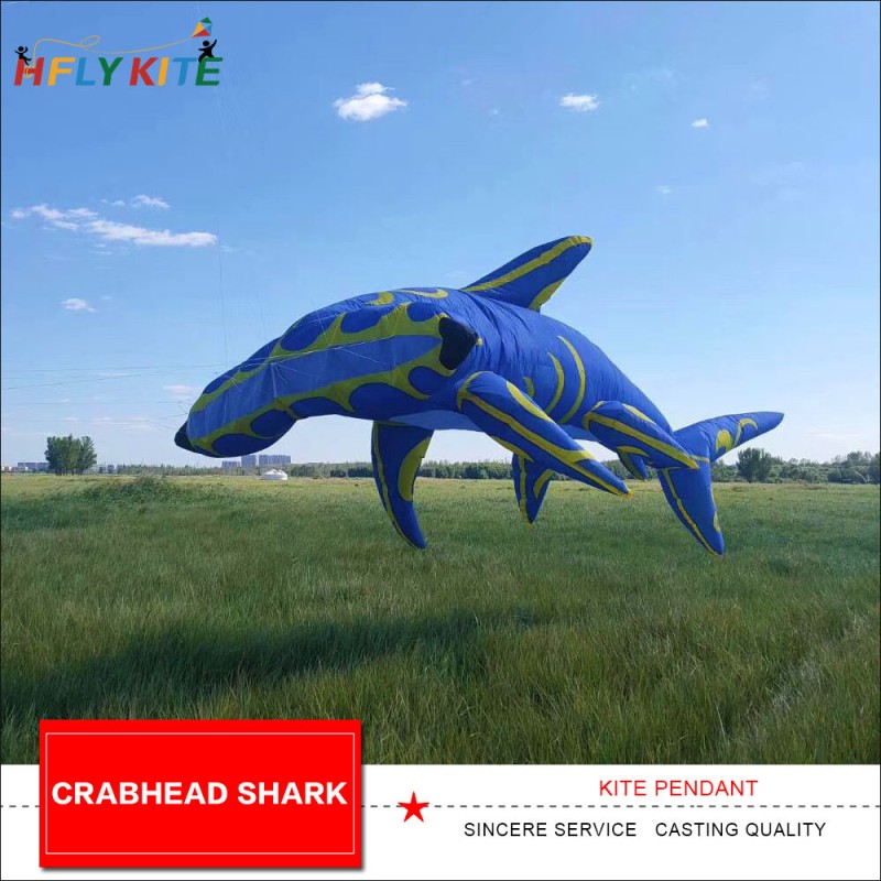 7M shark kite pendant  40d ripstop nylon 