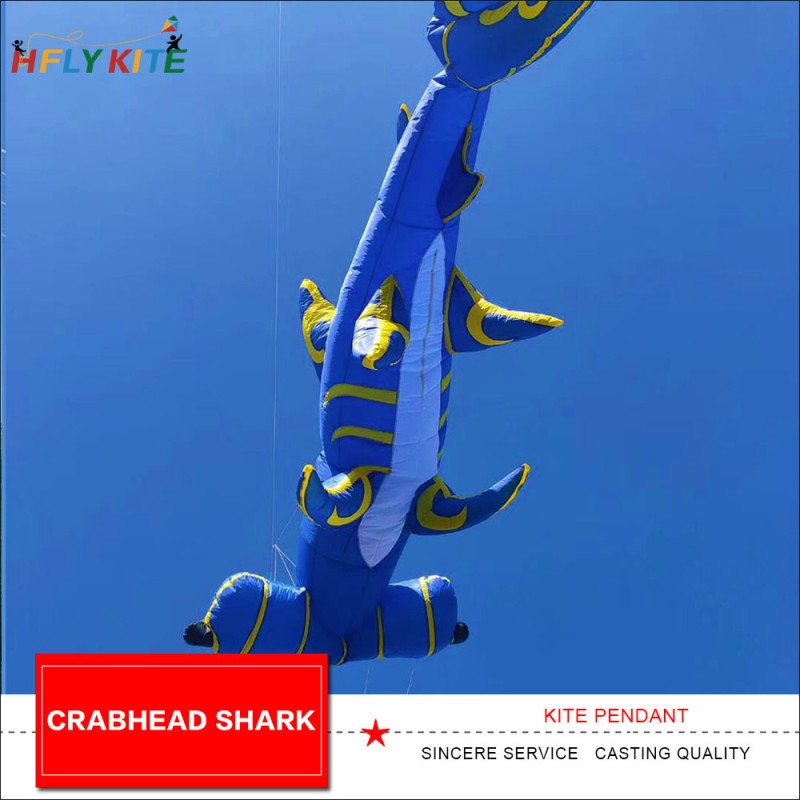7M shark kite pendant  40d ripstop nylon 