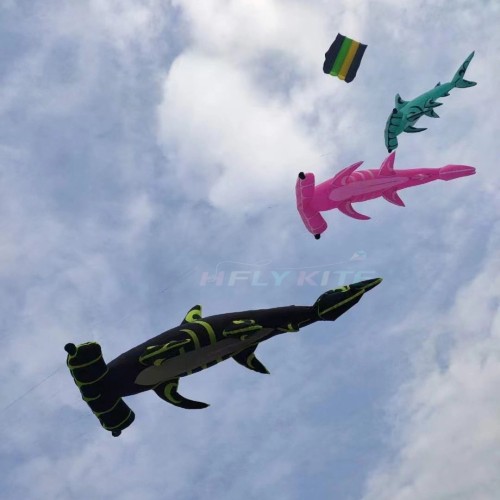 7M shark kite pendant  40d ripstop nylon