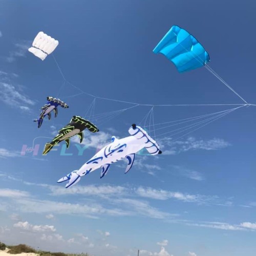 7M shark kite pendant  40d ripstop nylon