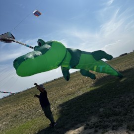 10M crocodile kite pendant 40d ripstop nylon 
