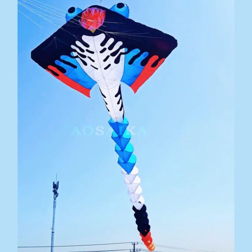 3.6*9m ray kite 40d ripstop nylon For Adults High Quality Colorful Show Kites