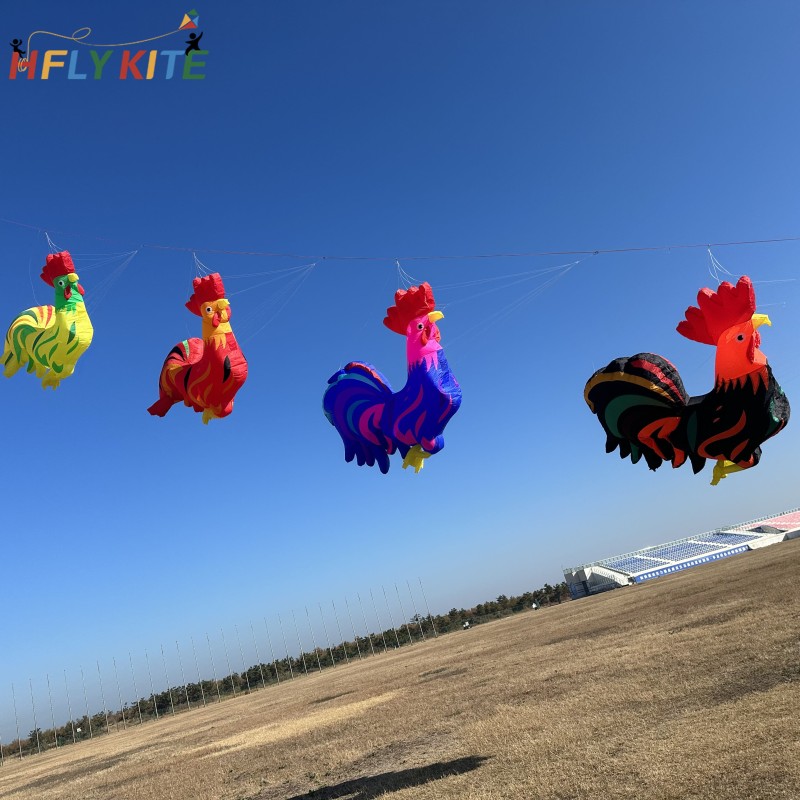 3.5M rooster kite pendant 40d ripstop nylon 