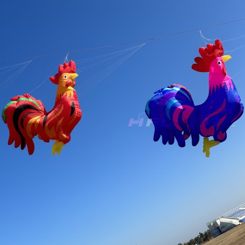 3.5M rooster kite pendant 40d ripstop nylon 3.5M rooster kite pendant 40d ripstop nylon