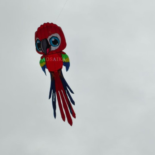 8M parrot kite pendant Polyester cloth Adults High Quality Colorful Show Kite