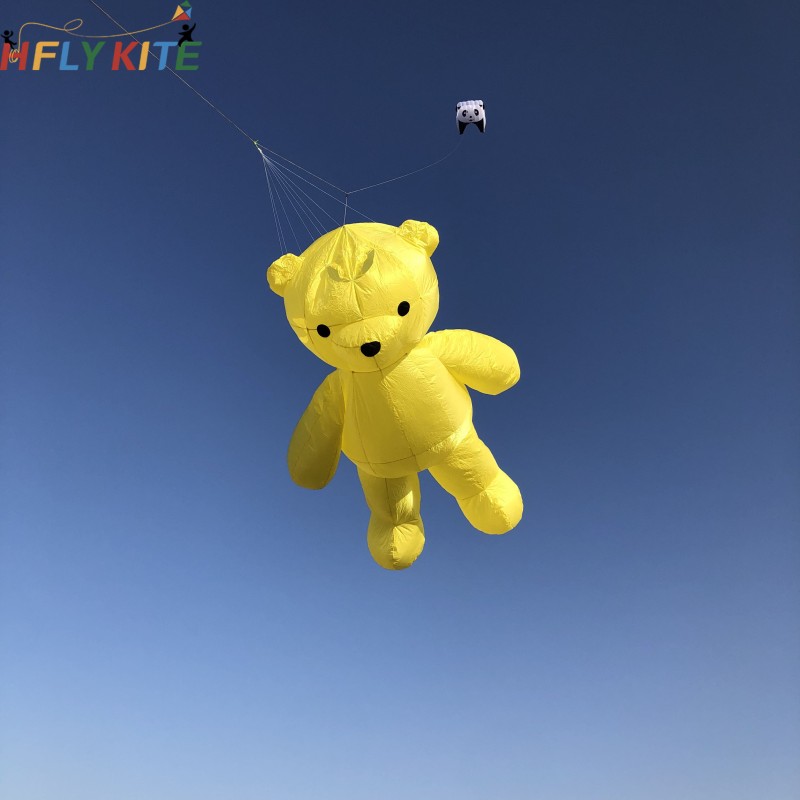 3.5M bear kite pendant 40d ripstop nylon