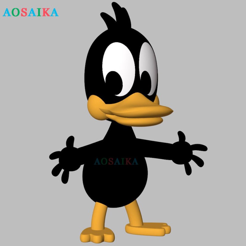 New Arrival Soft Inflatable 5m Black duck kite pendant 40d ripstop nylon For Adults High Quality Colorful Show Kites 