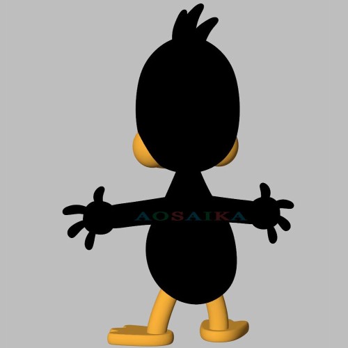 New Arrival Soft Inflatable 5m Black duck kite pendant 40d ripstop nylon For Adults High Quality Colorful Show Kites