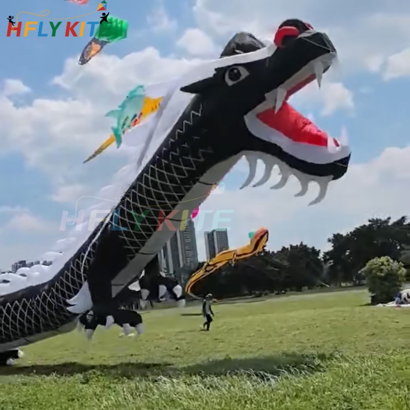 27m dragon kite pendant 40d nylon ripstop 