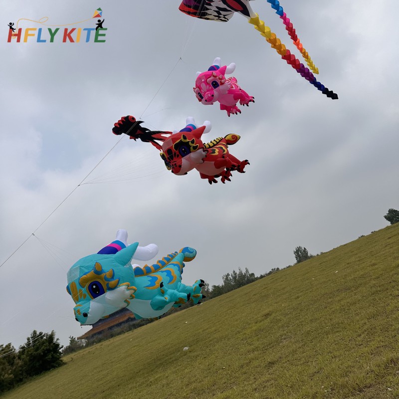 5M dragon kite pendant 40d ripstop nylon