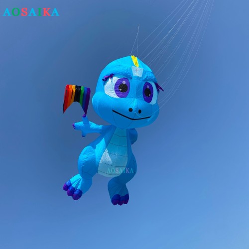 5m Dragon kite pendant 40d Ripstop Nylon For Adults High Quality ColorfulShow Kite