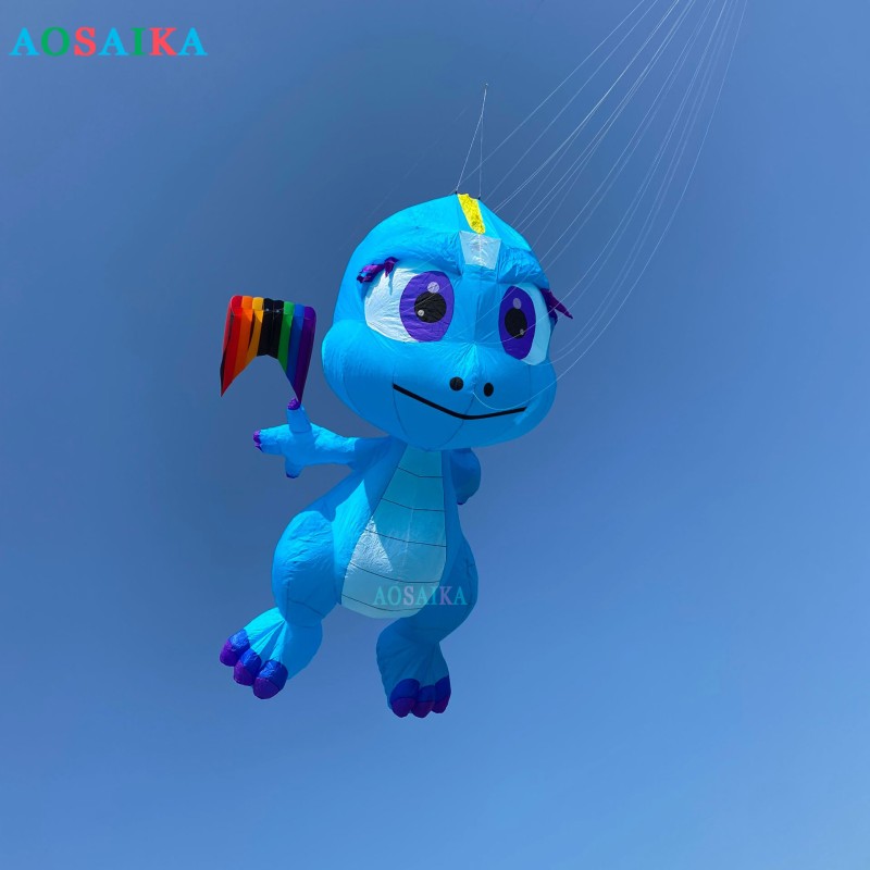 5m Dragon kite pendant 40d Ripstop Nylon For Adults High Quality ColorfulShow Kite