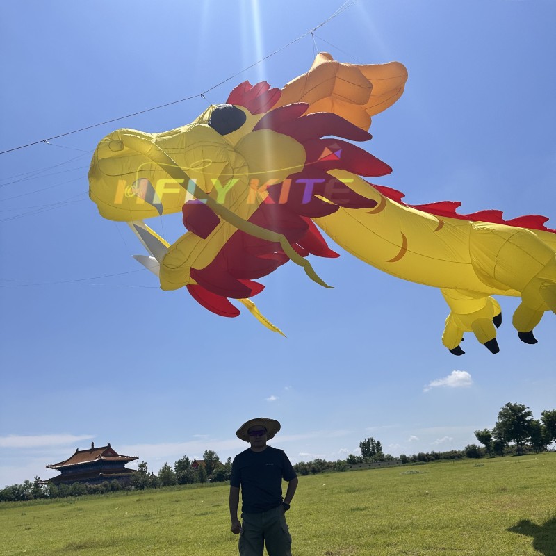 18m dragon kite pendant 40d ripstop nylon 