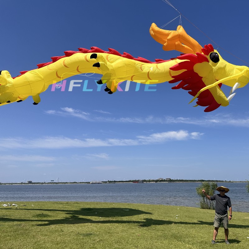 18m dragon kite pendant 40d ripstop nylon 